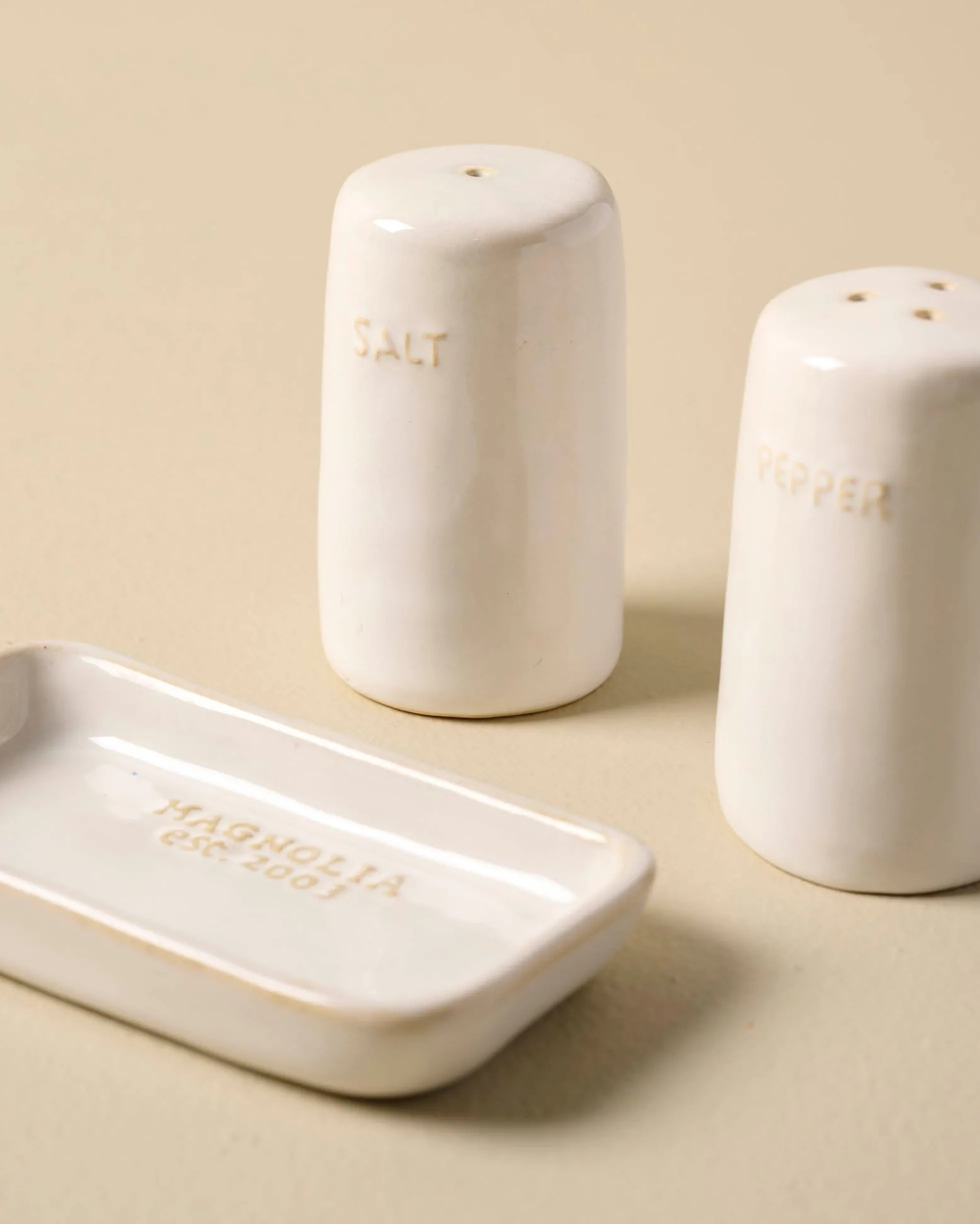 Magnolia Est. Salt and Pepper Shakers