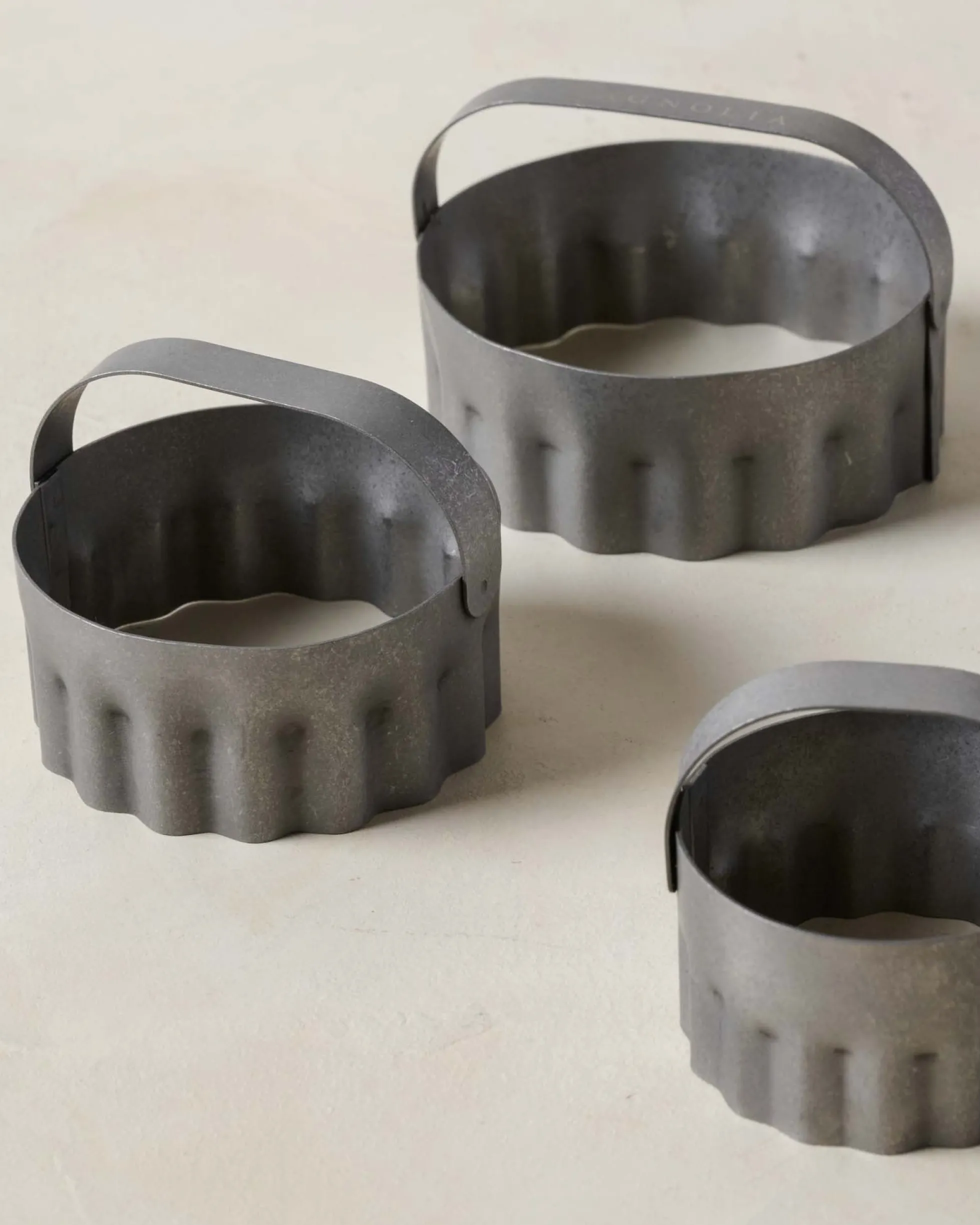Magnolia Fluted Biscuit Cutters