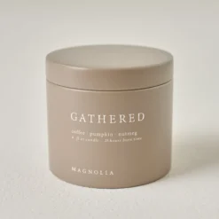 Magnolia Gathered and Amber Candle Tin Bundle