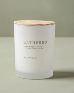 Magnolia Gathered Candle