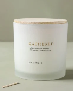 Magnolia Gathered Candle