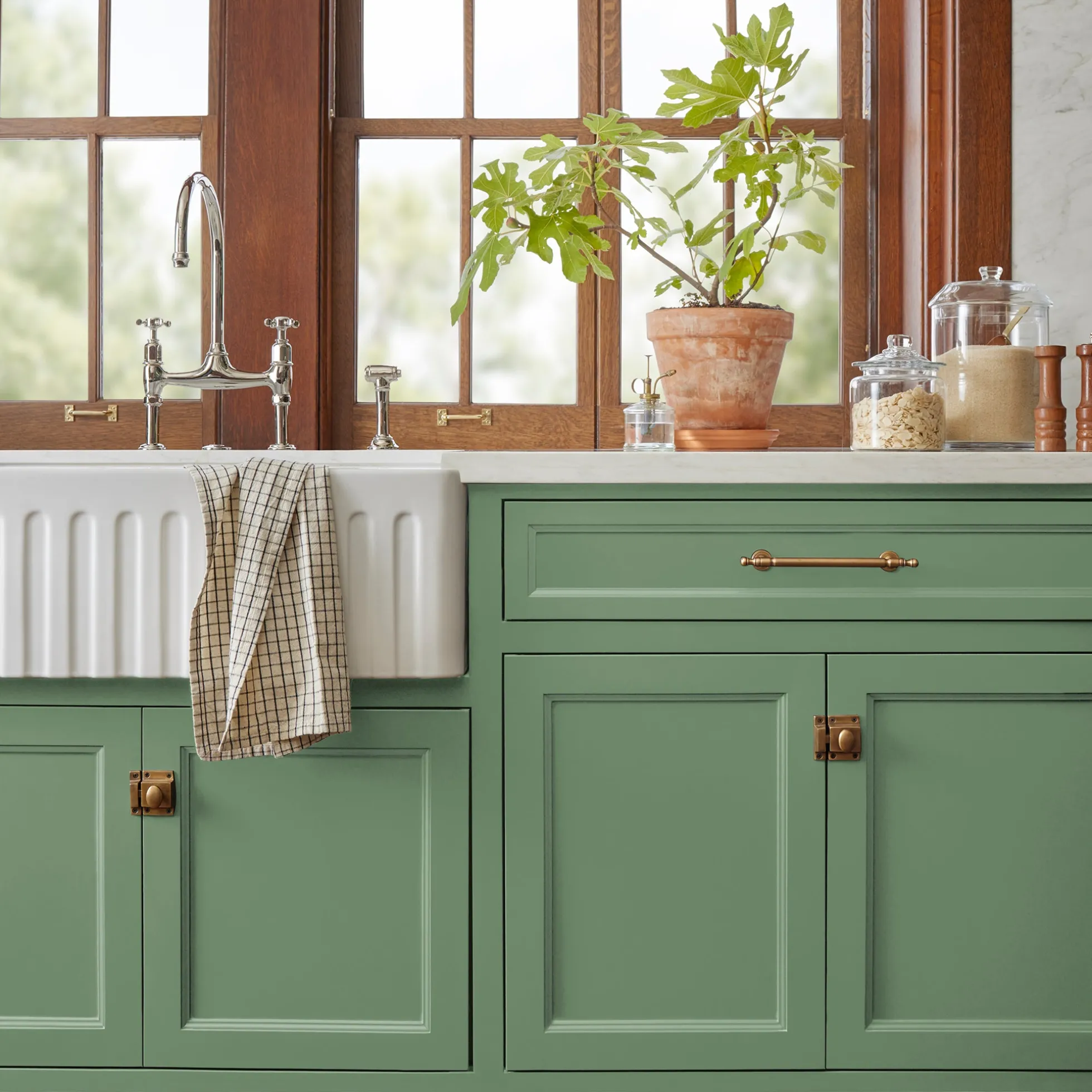 Magnolia Green - Trim, Door + Cabinetry Paint