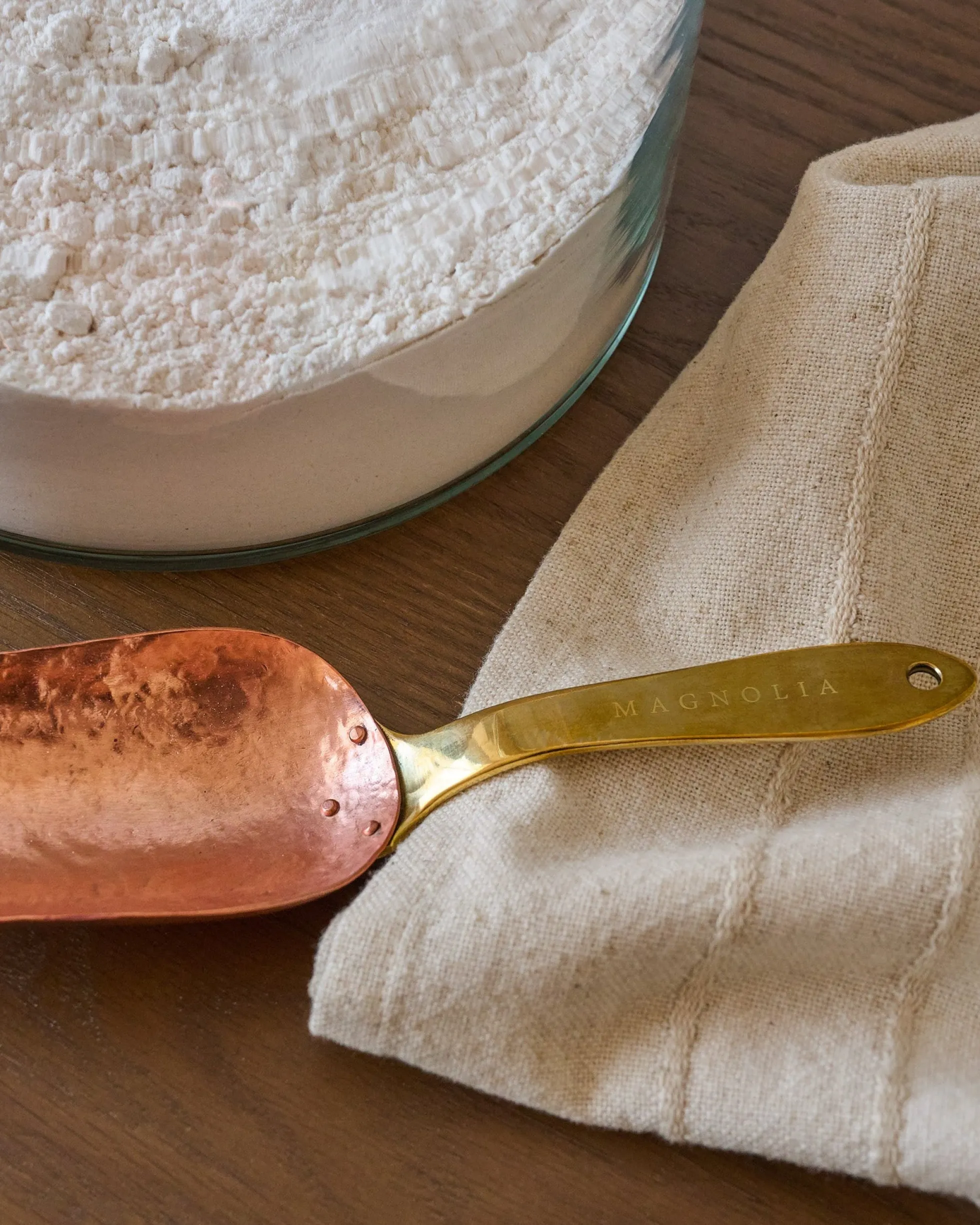 Magnolia Handmade Copper and Brass Scoop