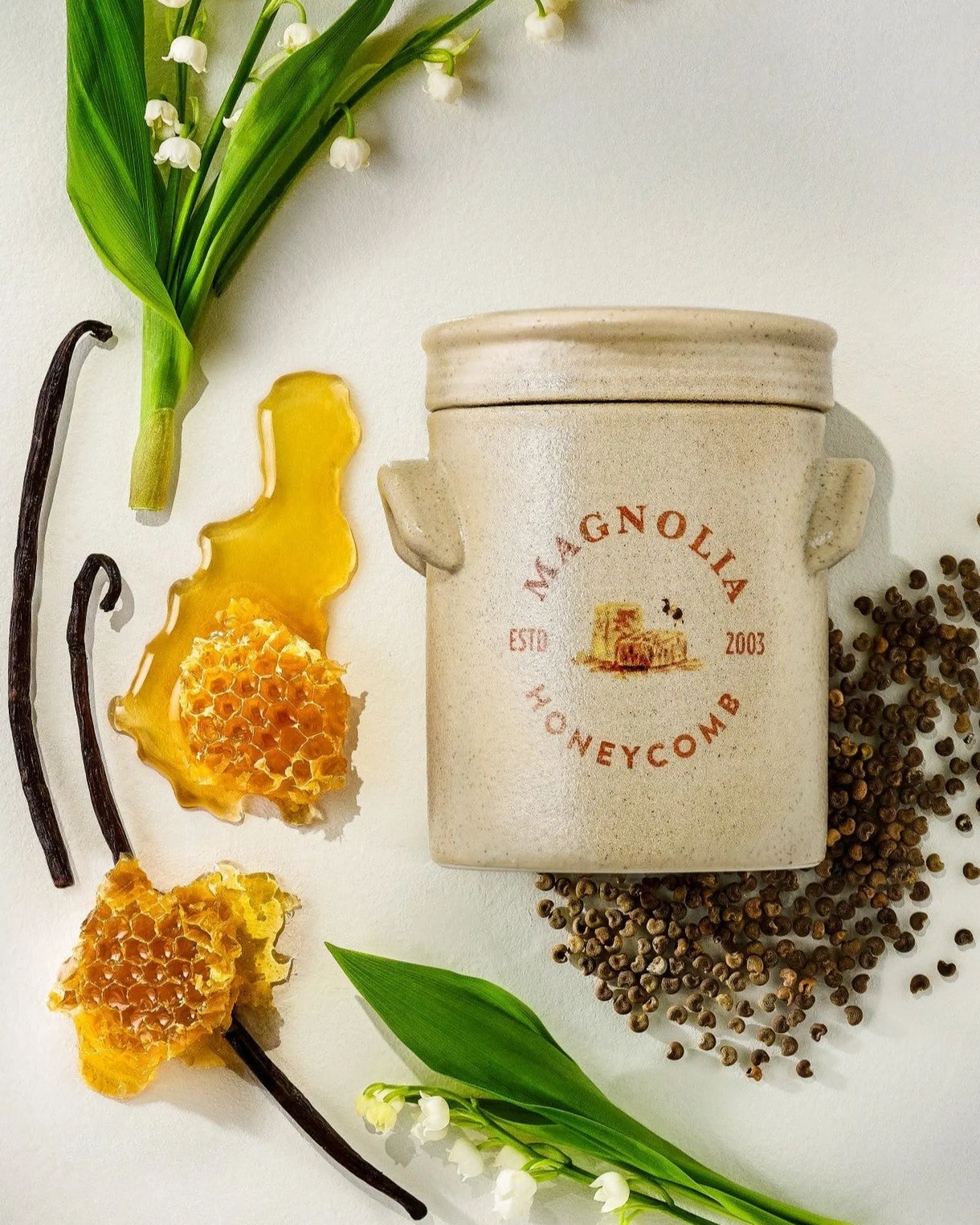 Magnolia Honeycomb Candle