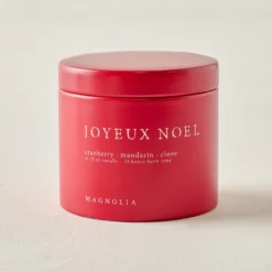 Magnolia Joyeux Noel and Twelve Nights Candle Tin Bundle