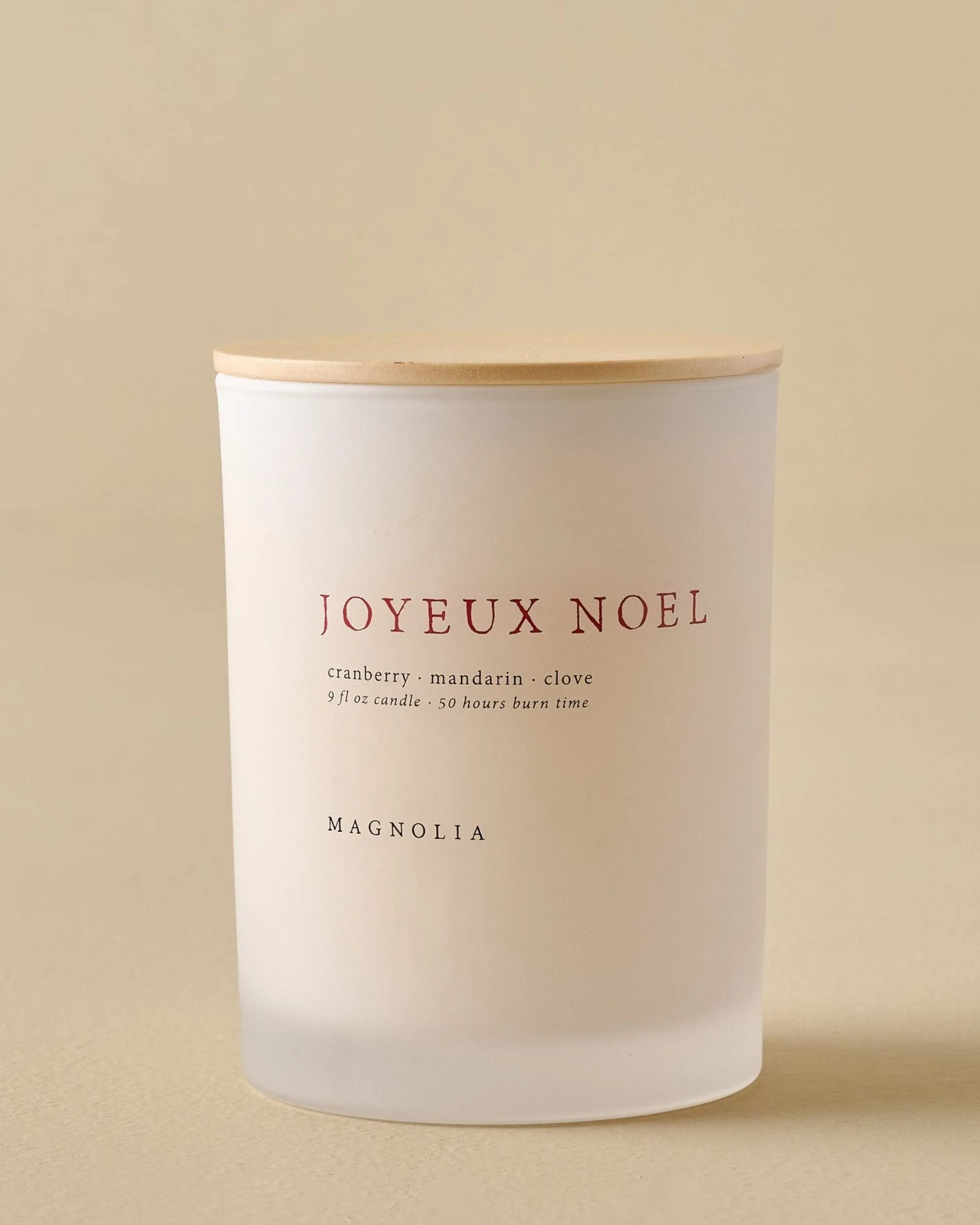 Magnolia Joyeux Noel Candle
