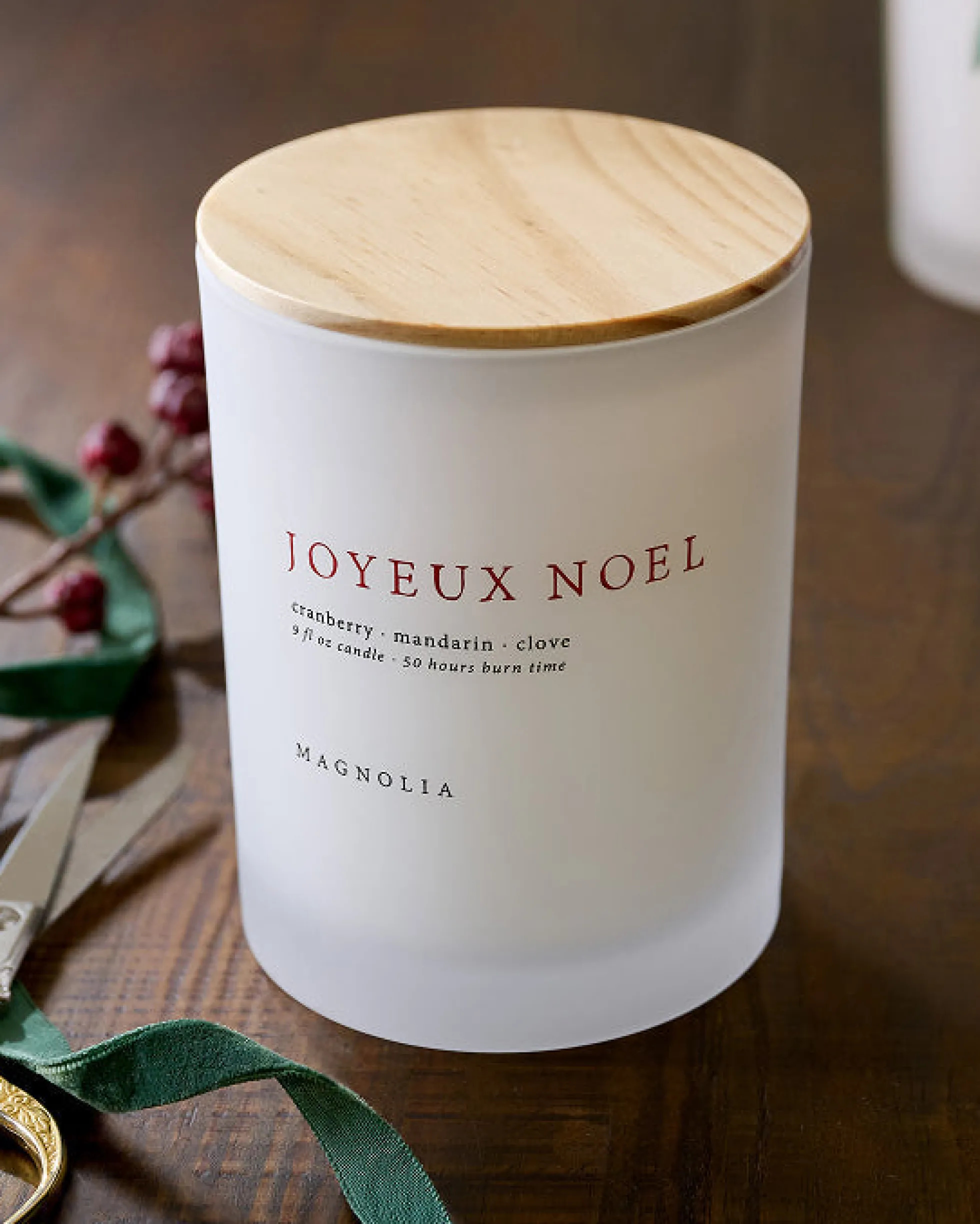 Magnolia Joyeux Noel Candle