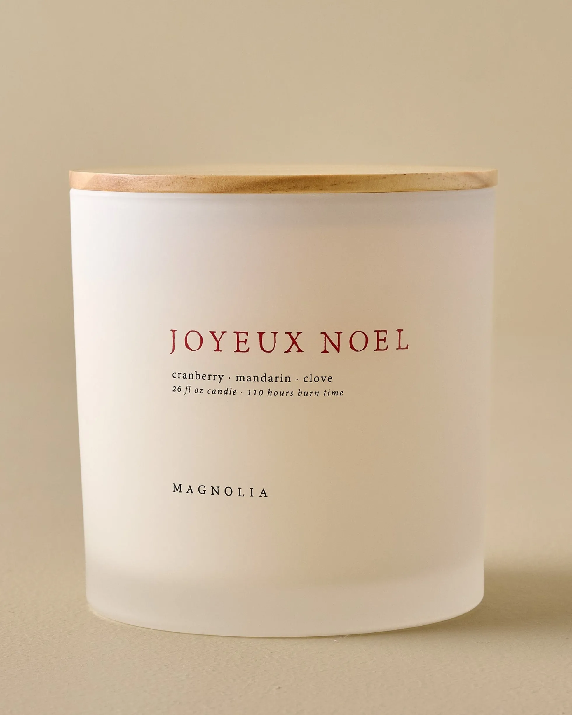Magnolia Joyeux Noel Candle
