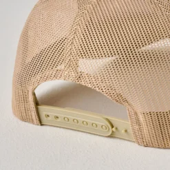 Magnolia Khaki Leather Patch Hat