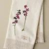 Magnolia Larkspur Garden Tea Towel
