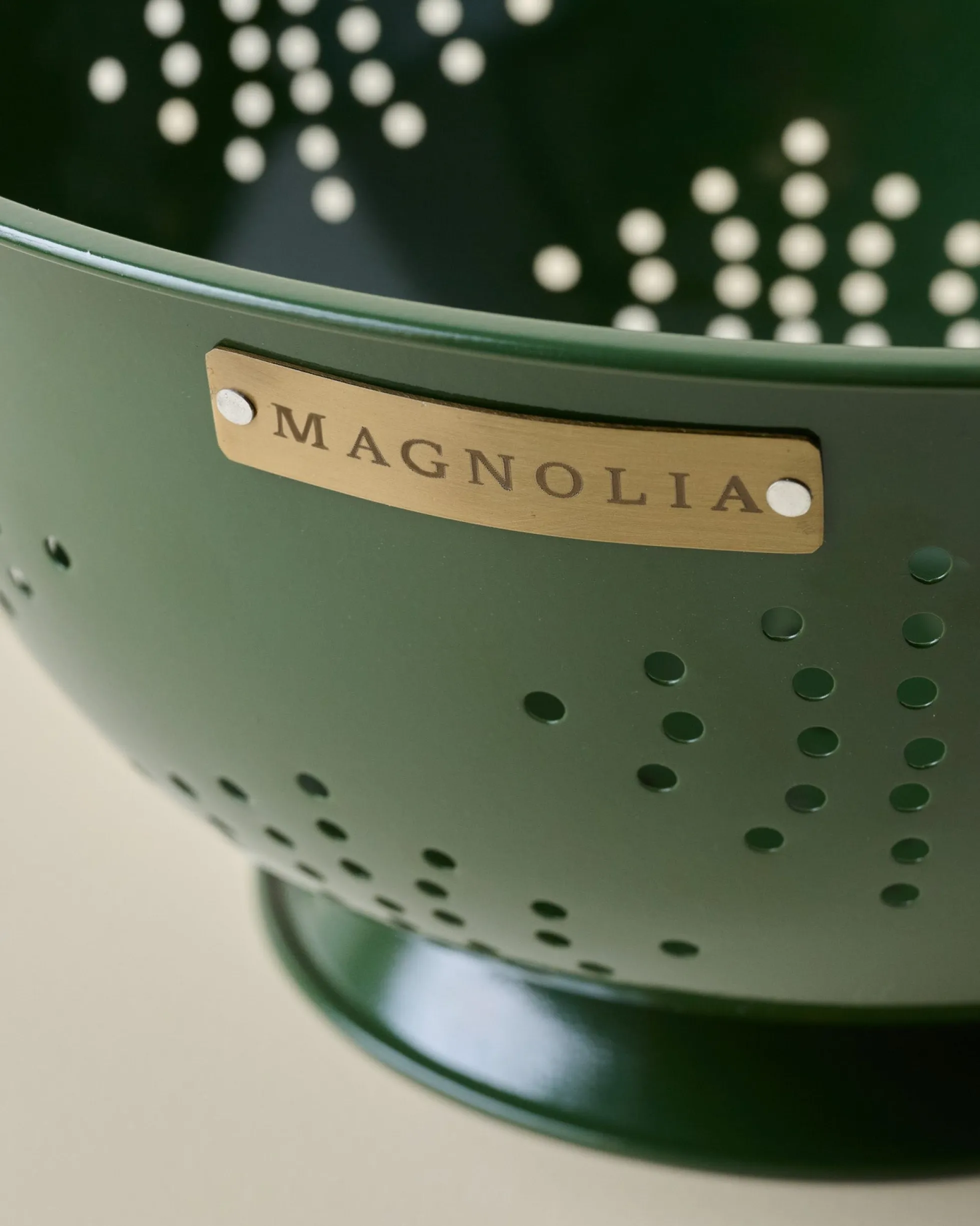 Magnolia Laurel Green Colander