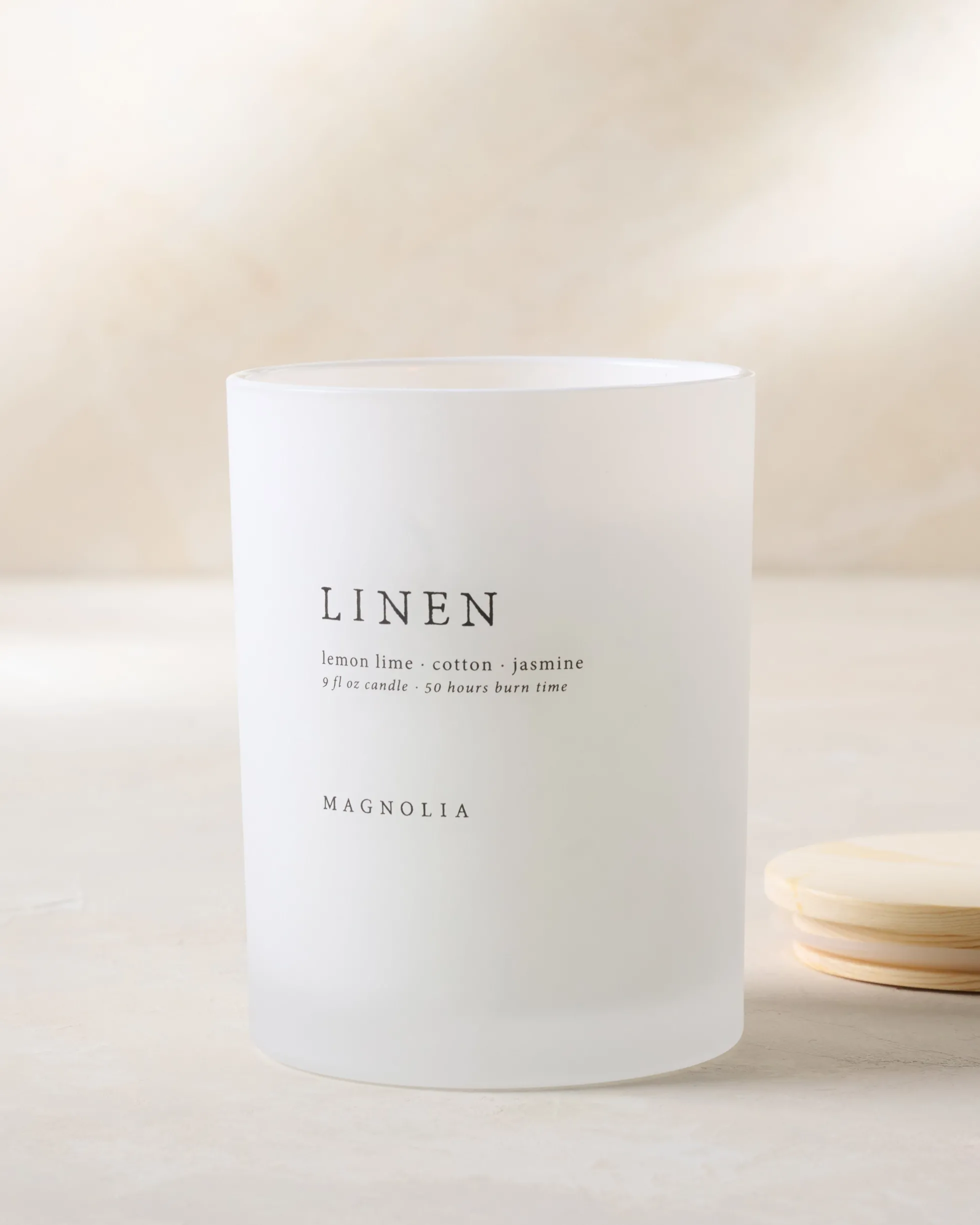 Magnolia Linen Candle