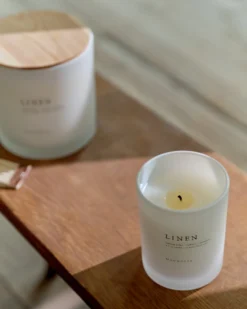 Magnolia Linen Candle