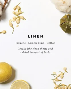 Magnolia Linen Candle