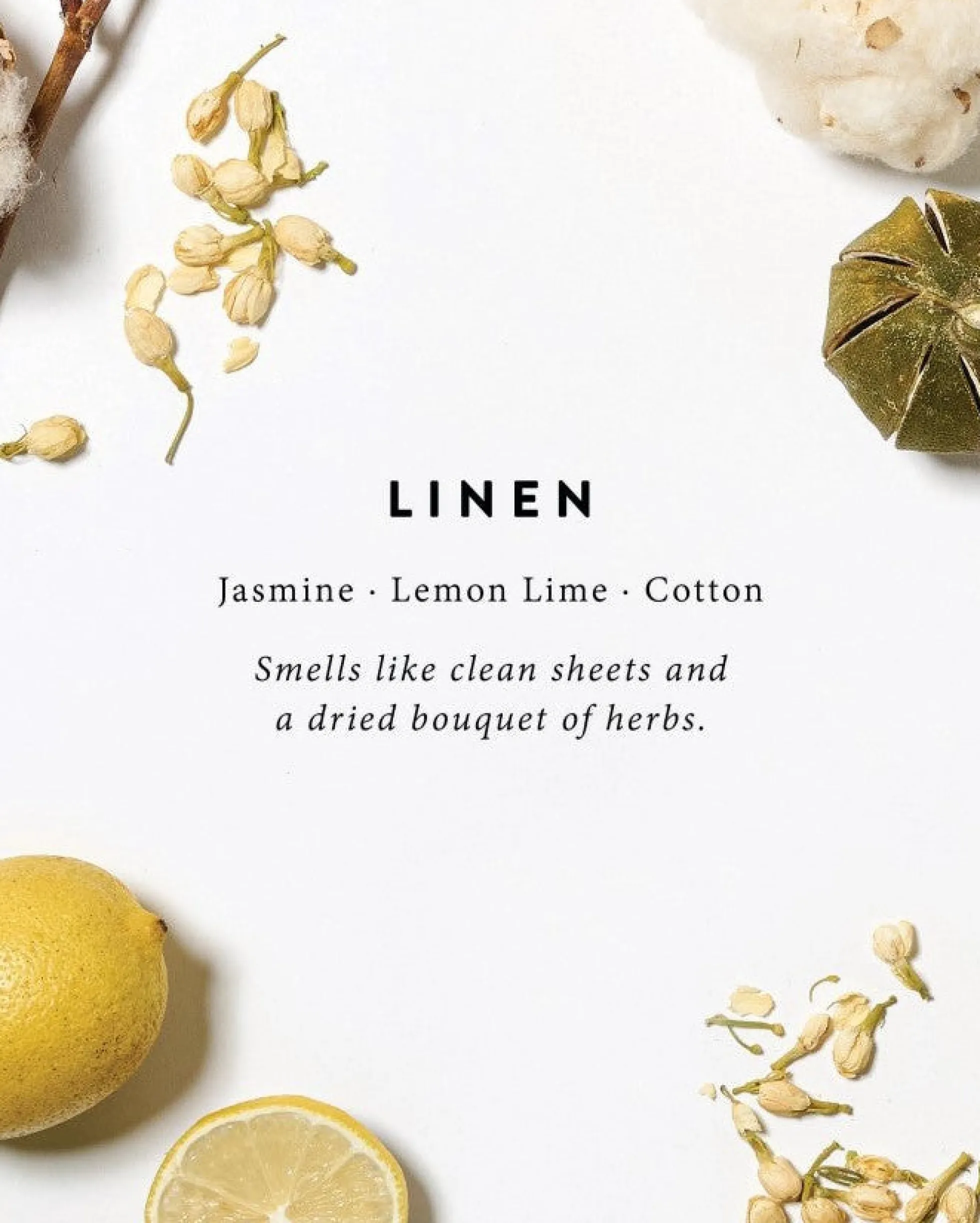 Magnolia Linen Candle
