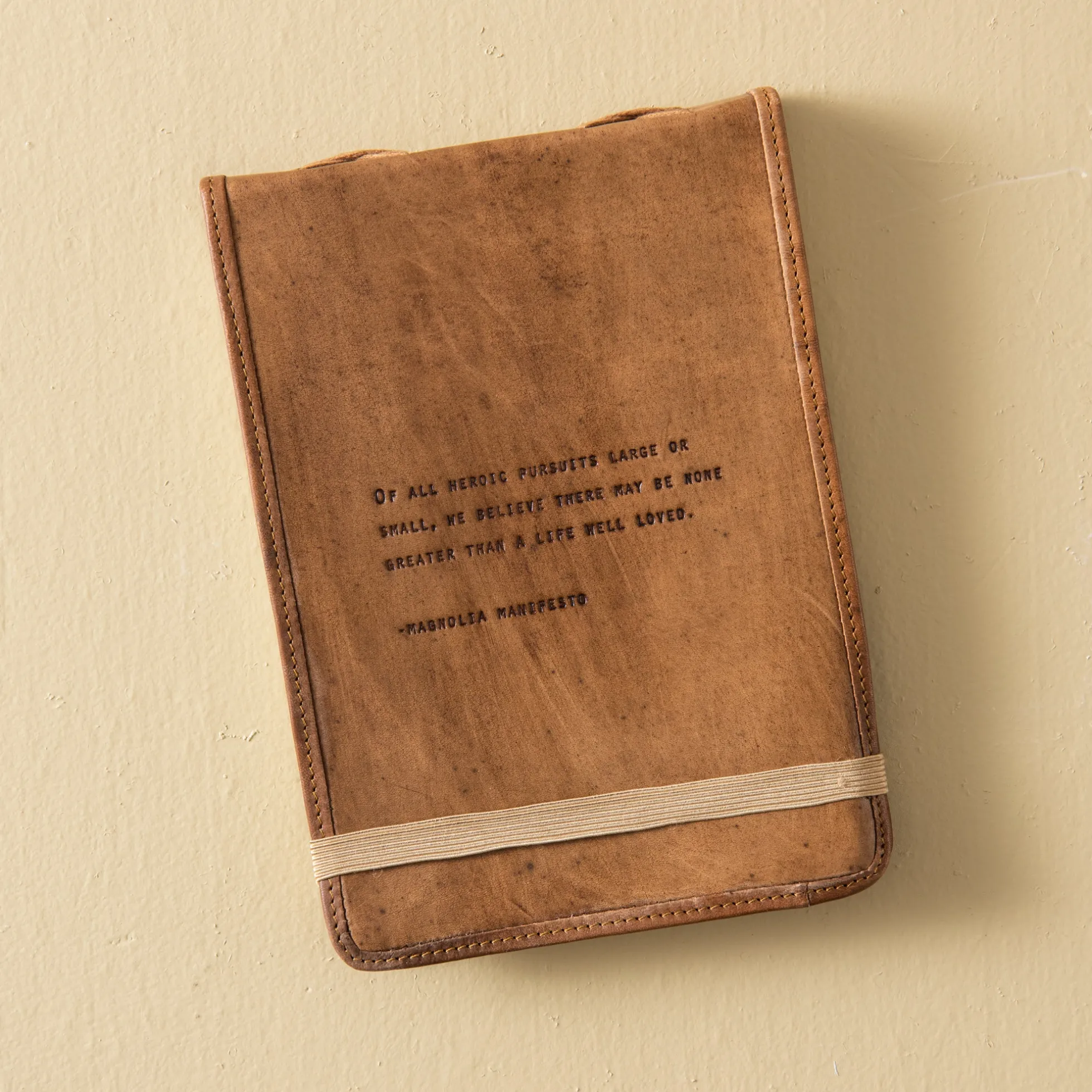 Magnolia Manifesto Leather Journal