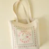 Magnolia Pink Strawberries Canvas Tote