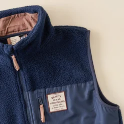 Magnolia Provisions Navy Fleece Vest