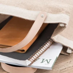 Magnolia Script Market Tote