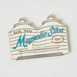 Magnolia Silos Colored Enamel Magnet