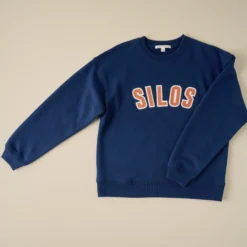 Magnolia Silos Navy Sierra Applique Sweatshirt