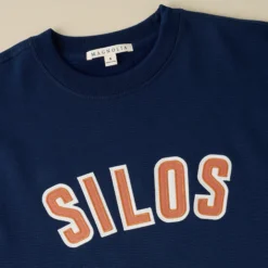 Magnolia Silos Navy Sierra Applique Sweatshirt