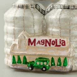Magnolia Silos Vintage Glass Ornament