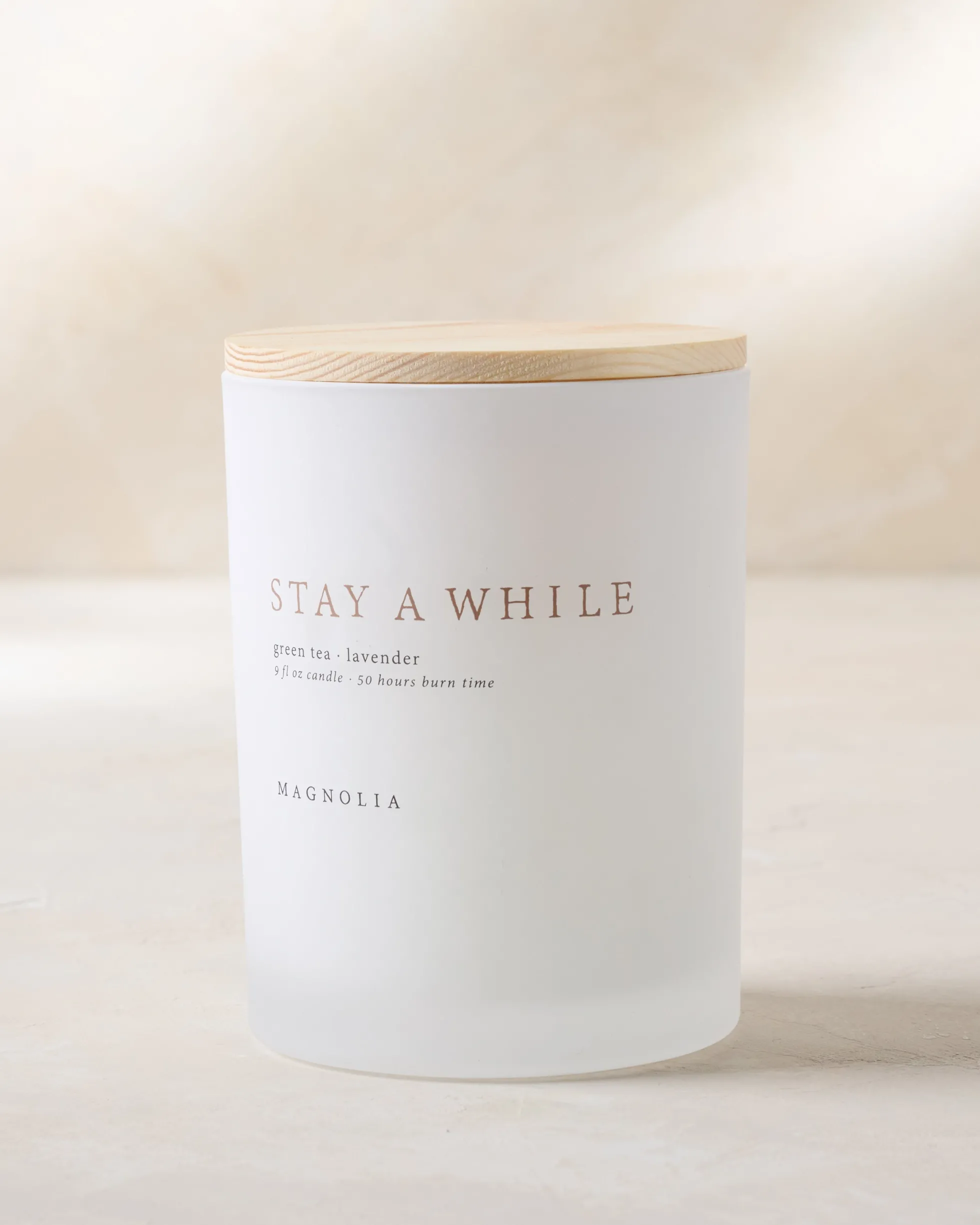 Magnolia Stay a While Candle