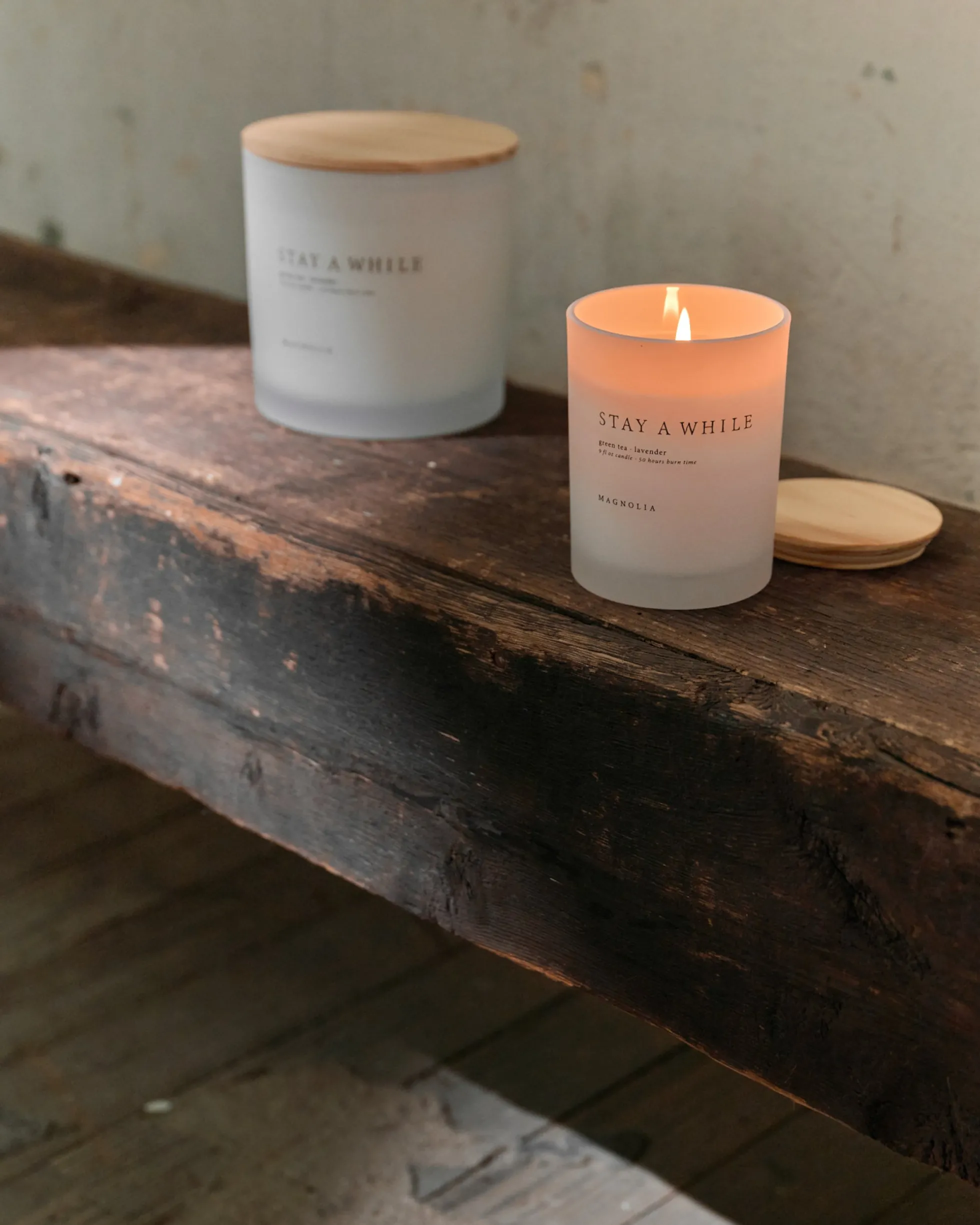 Magnolia Stay a While Candle