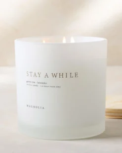 Magnolia Stay a While Candle