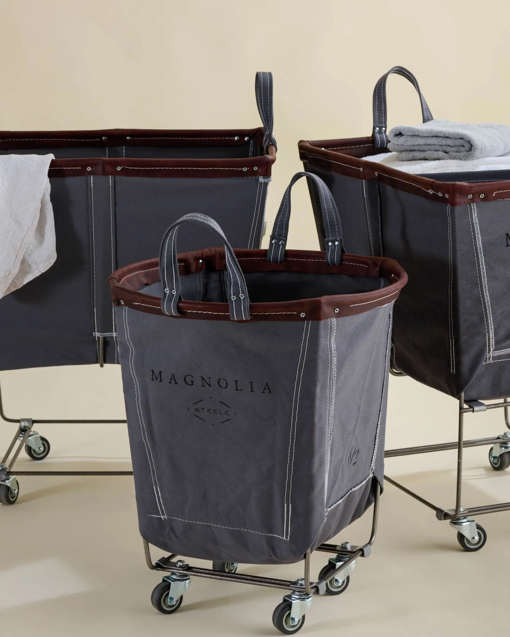 Magnolia Steele Canvas Large Truck Grey - 1.5 BU