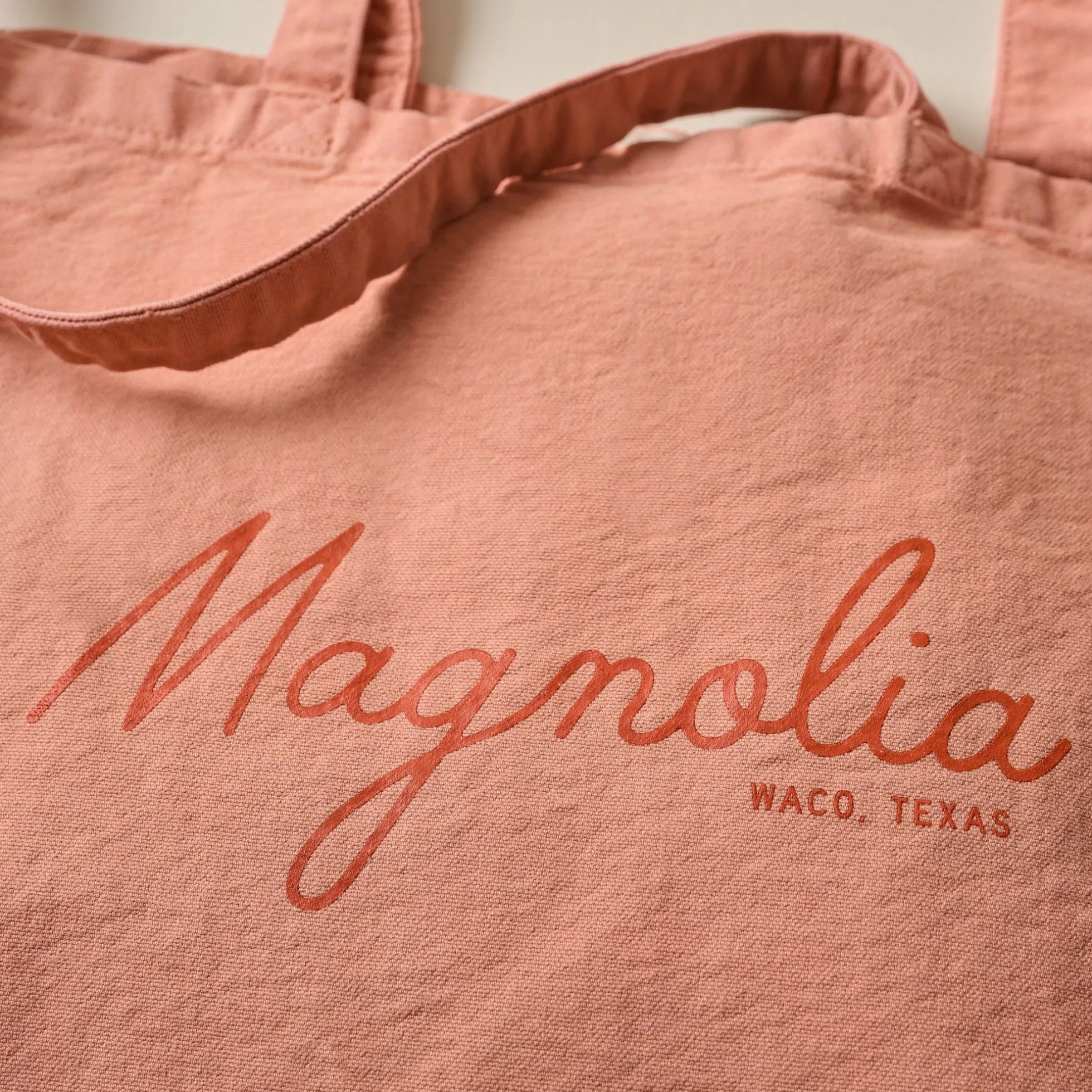 Magnolia Sunset Script Tote