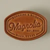 Magnolia Sunshine Leather Magnet