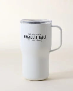 MAGNOLIA TABLE 16 OZ STAINLESS STEEL WHITE ROAM