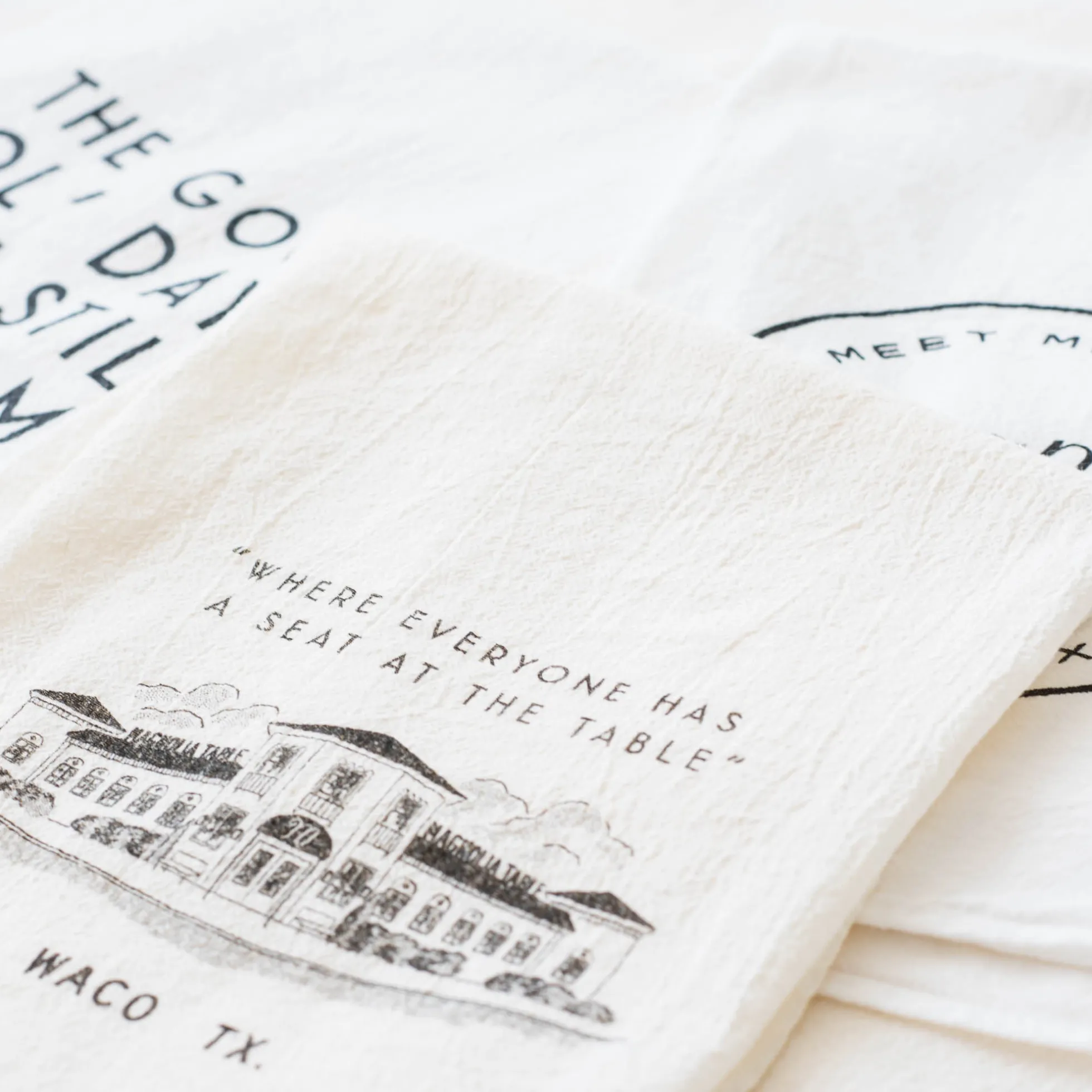 Magnolia Table Tea Towel