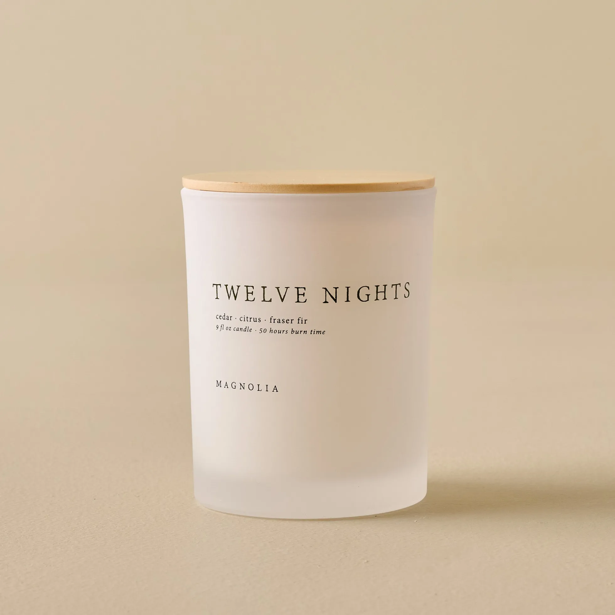 Magnolia Twelve Nights Candle