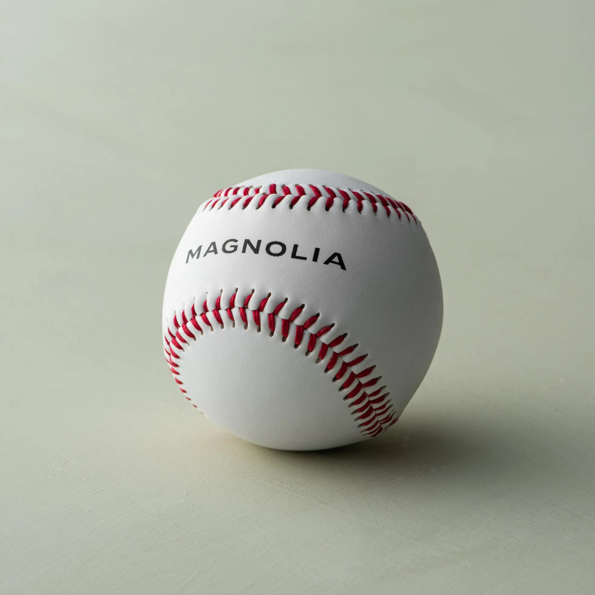 Magnolia White Leather Baseball
