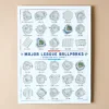 Major League Ballpark Scratch-Off Chart