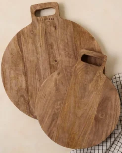 Mango Wood Round Bread Board