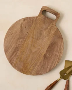 Mango Wood Round Bread Board