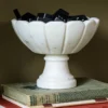 Marble Scalloped Accent Bowl