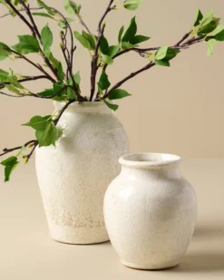 Marie Distressed Crackle Vase