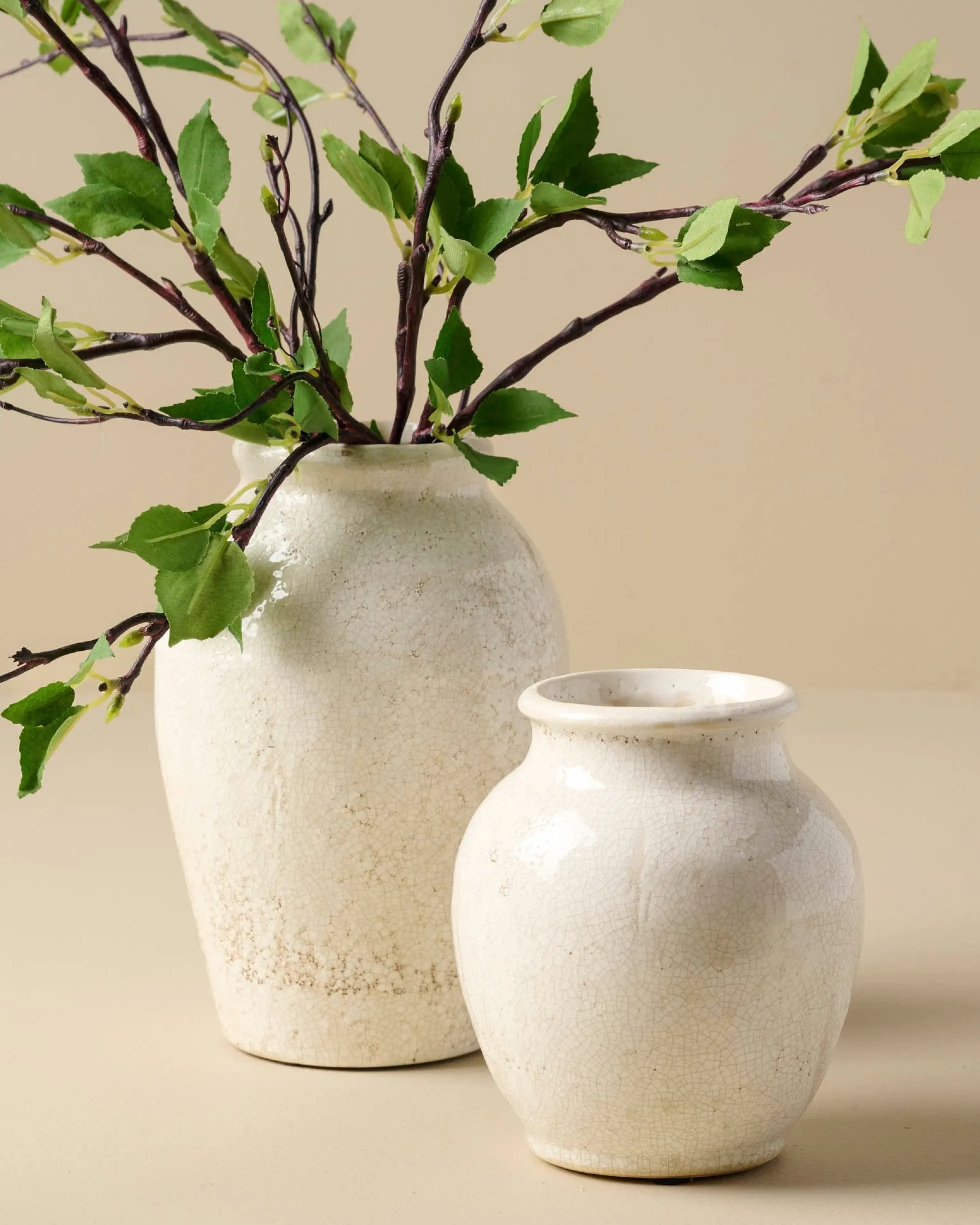 Marie Distressed Crackle Vase