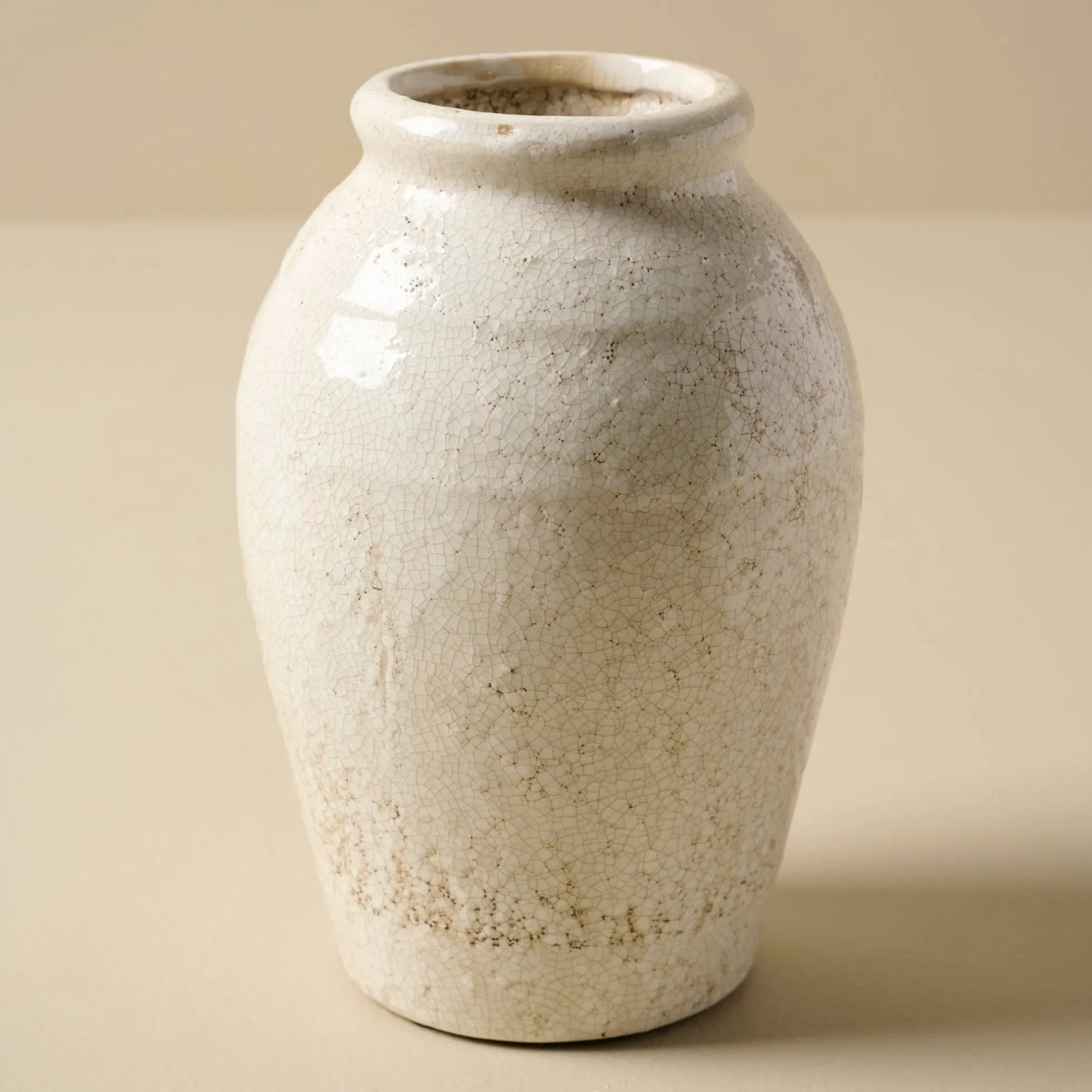 Marie Distressed Crackle Vase