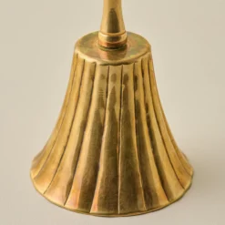 Marie Fluted Brass Bell