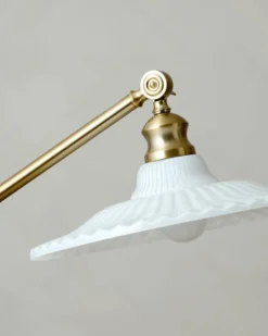 Marjorie Milk Glass Floor Lamp