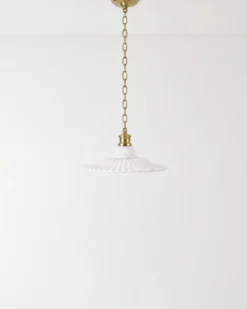 Marjorie Milk Glass Pendant (9
