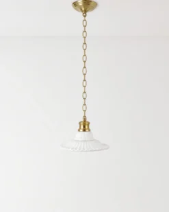 Marjorie Milk Glass Pendant (9