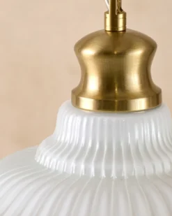 Marjorie Milk Glass Pendant (9