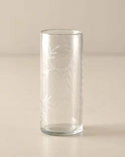 Marlowe Etched Glass Tumbler
